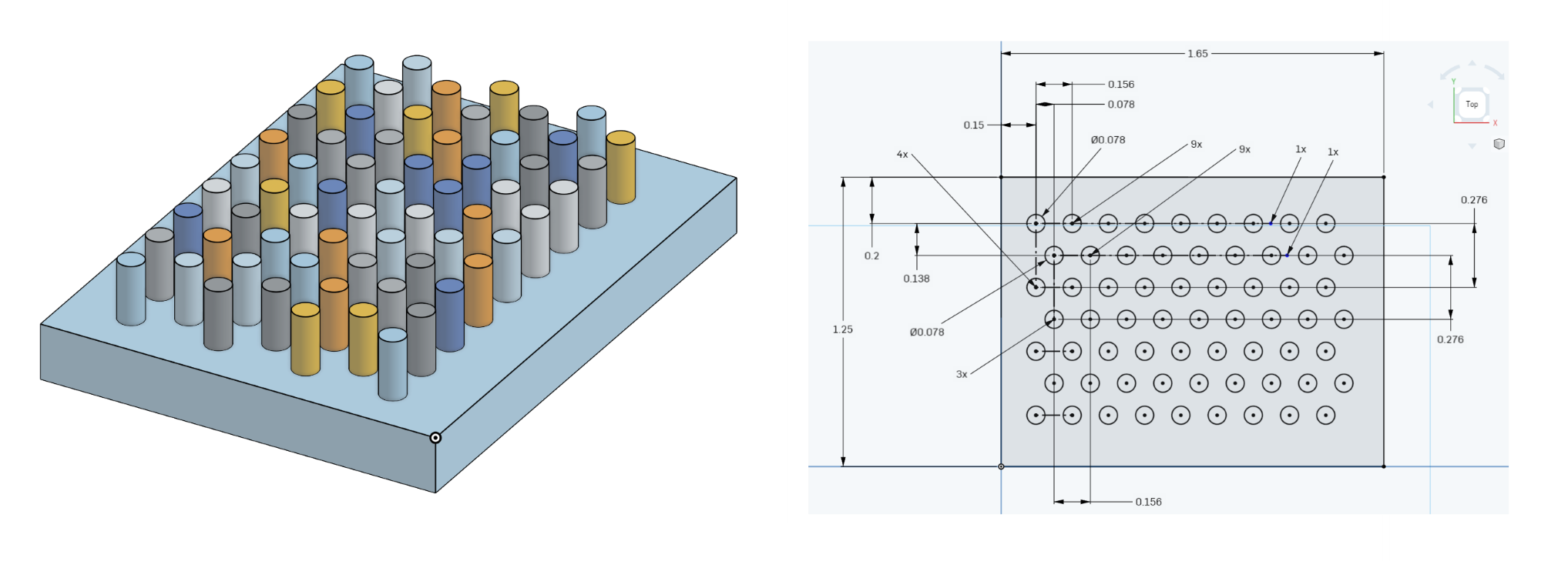 CAD models of garlic press cleaner